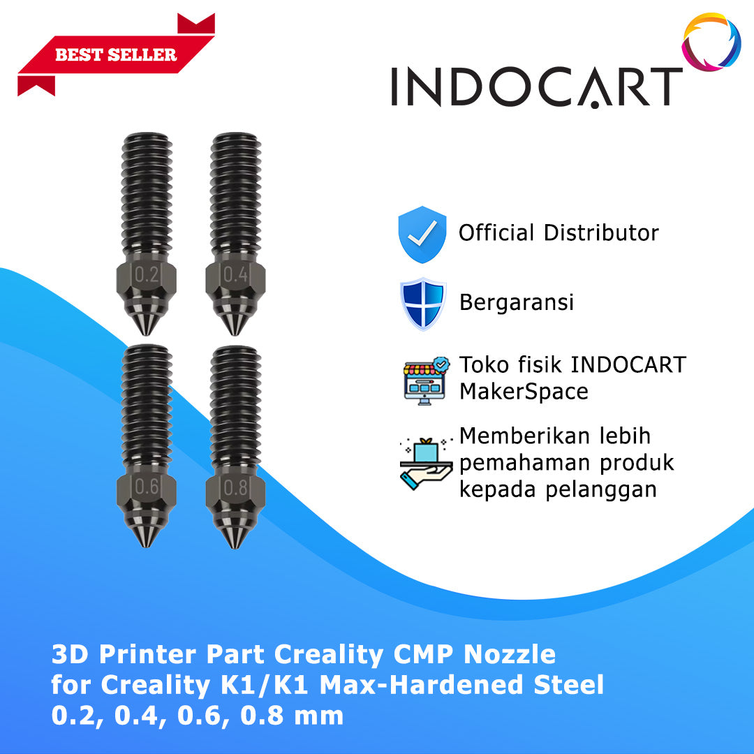 3D Printer Parts Creality Compatible Hardened Steel Nozzle Creality K1/K1 Max