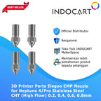 3D Printer Parts Elegoo Compatible Stainless Steel CHT (High Flow) Nozzle Elegoo Neptune 4/Pro