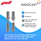 3D Printer Parts Creality Compatible Stainless Steel Nozzle Creality K1/K1 Max
