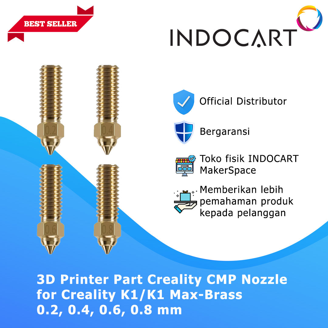 3D Printer Parts Creality Compatible Brass Nozzle Creality K1/K1 Max