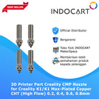 3D Printer Parts Creality Compatible Plated Copper CHT High Flow Nozzle Creality K1/K1 Max