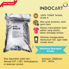 Tepung Powder TPU Sablon DTF Digital Transfer Film-White-1kg