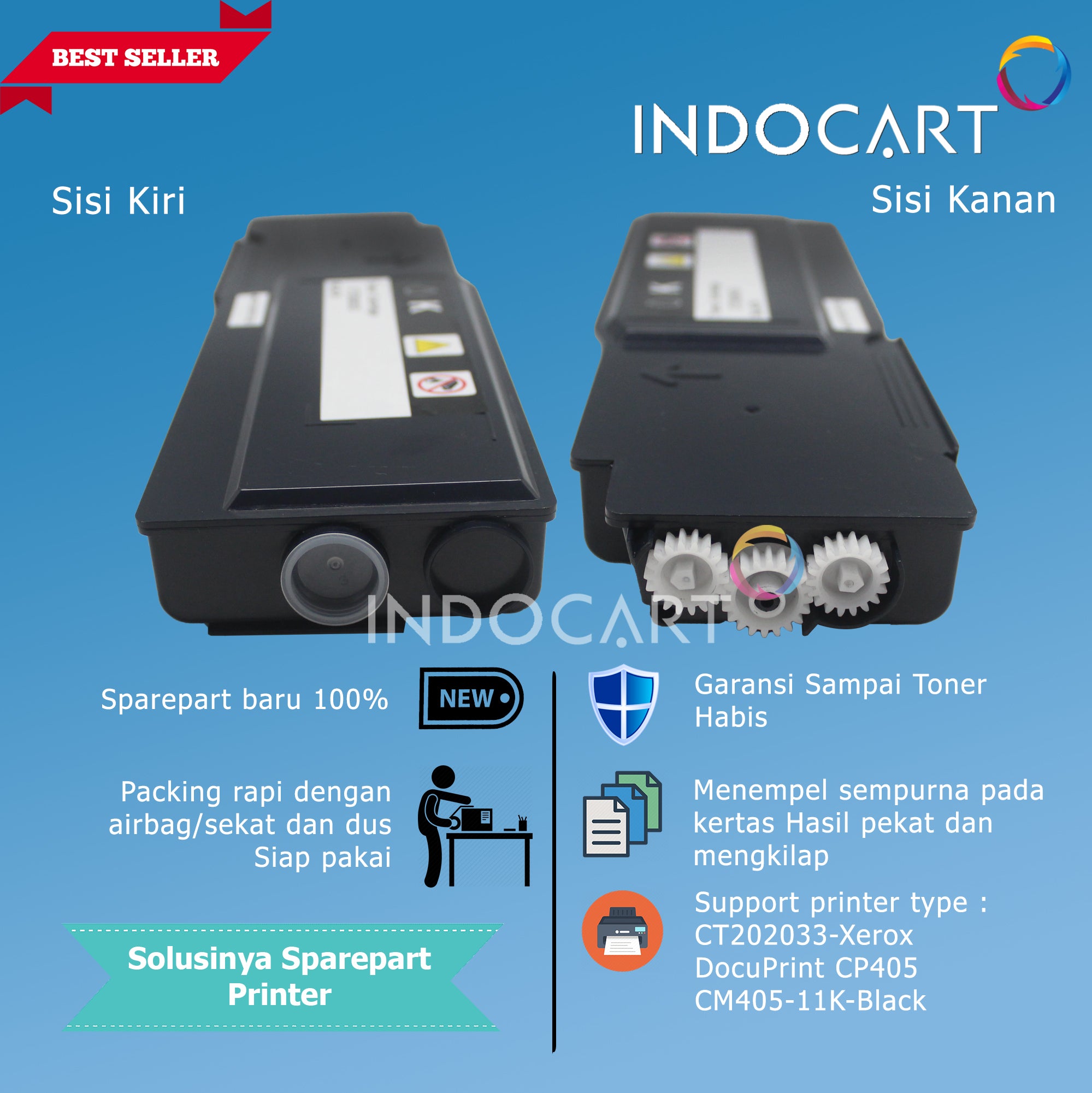 Toner Cartridge Compatible CT202033 CT202034 CT202035 CT202036-Xerox DocuPrint CP405 CM405