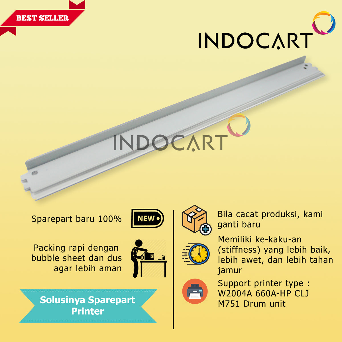 Wiper Blade Kuroki W2004A 660A-HP CLJ M751 Enterprise M776 M856