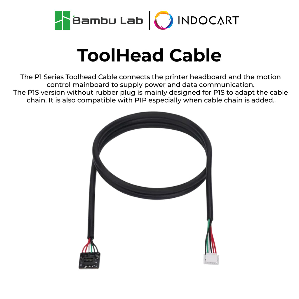 3D Printer Parts BambuLab Heavy Duty Toolhead Cable BambuLab P1S Series