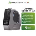 3D Printer Filament Dry Box Creality Space Pi with PTC 360° Hot Air Heating