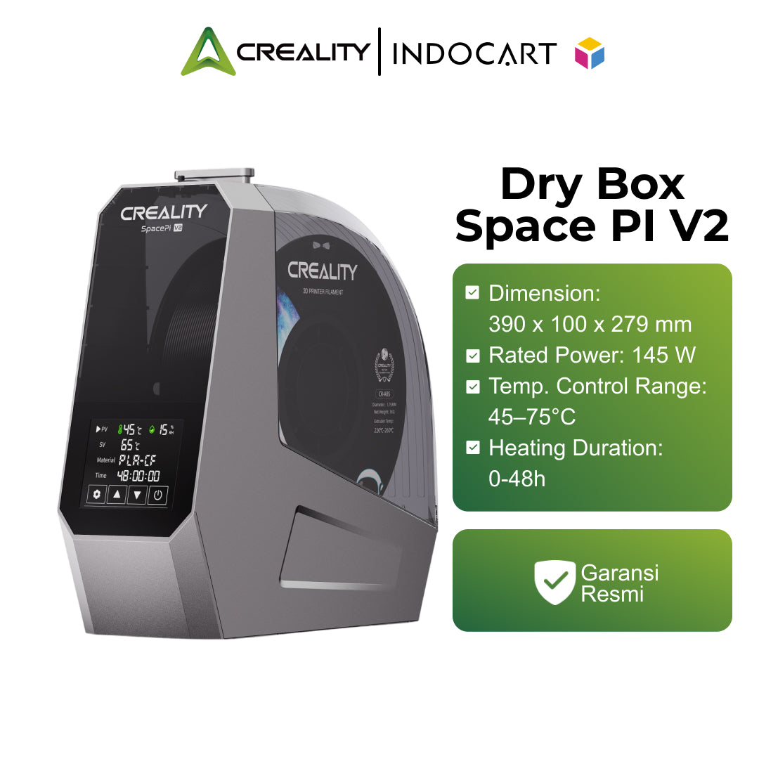3D Printer Filament Dry Box Creality Space Pi with PTC 360° Hot Air Heating