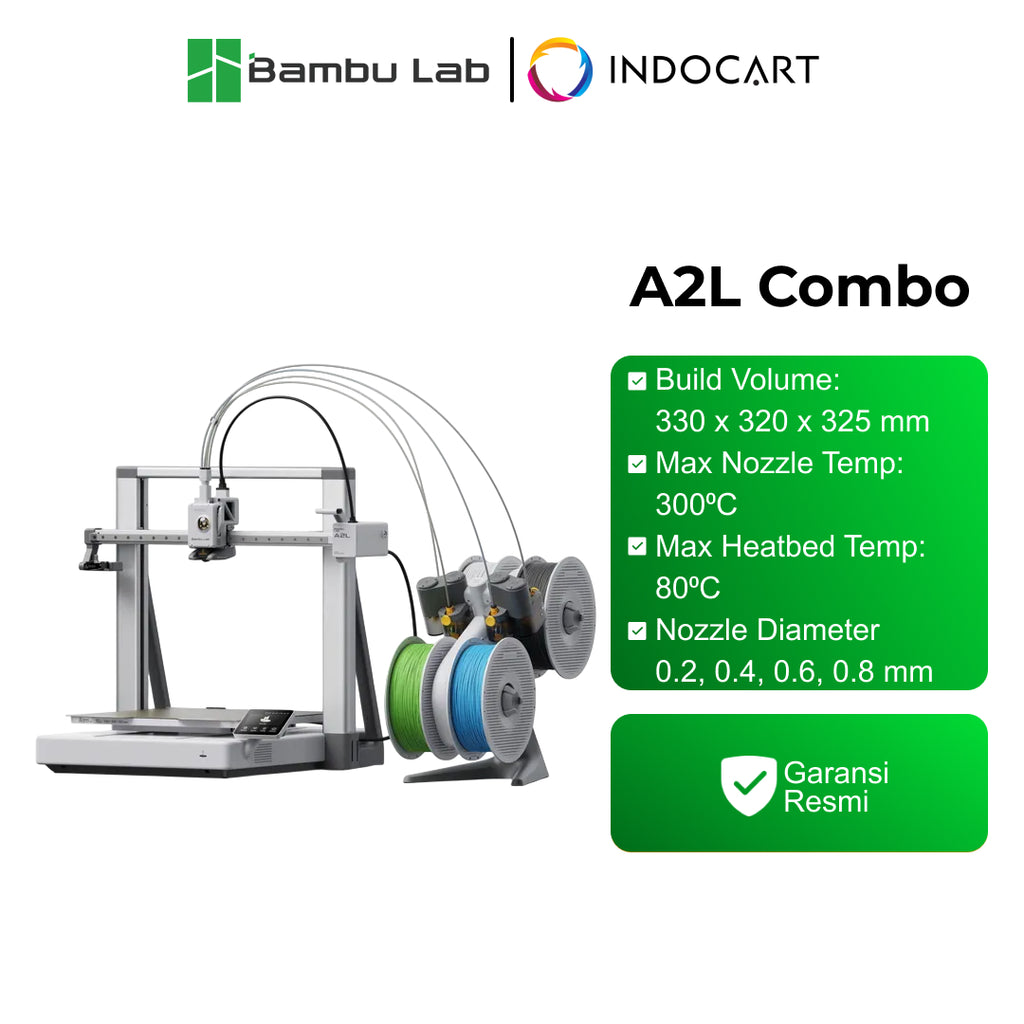 3D Printer BambuLab A2L Multi Color Large Volume with Blade Cutting and Drawing Function
