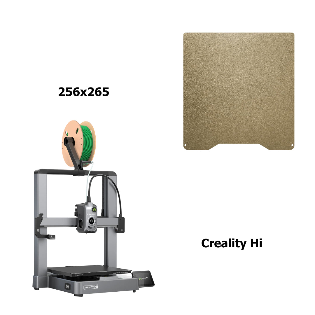3D Printer Printing Plate Both Side Textured PEI Spring Steel No Magnetic Base Creality Hi