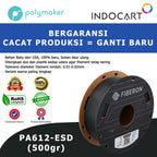 3D Printer Filament PolyMaker Fiberon PA612 ESD Filament Engineered with Carbon Nanotubes Black 1.75mm 500gr