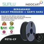 3D Printer Filament SUNLU PETG Carbon Fiber Boosts Toughness and Impact Strength PETG Filament Black 1.75mm 1kg