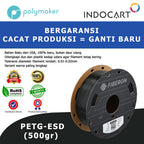3D Printer Filament PolyMaker PolyMax PETG ESD Toughness Filament with Electrostatic Dissipation Black 1.75mm 500gr