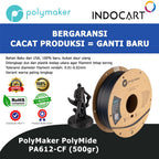 3D Printer Filament PolyMaker PolyMide PA612 CF Carbon Fiber Reinforced 500gr-Black