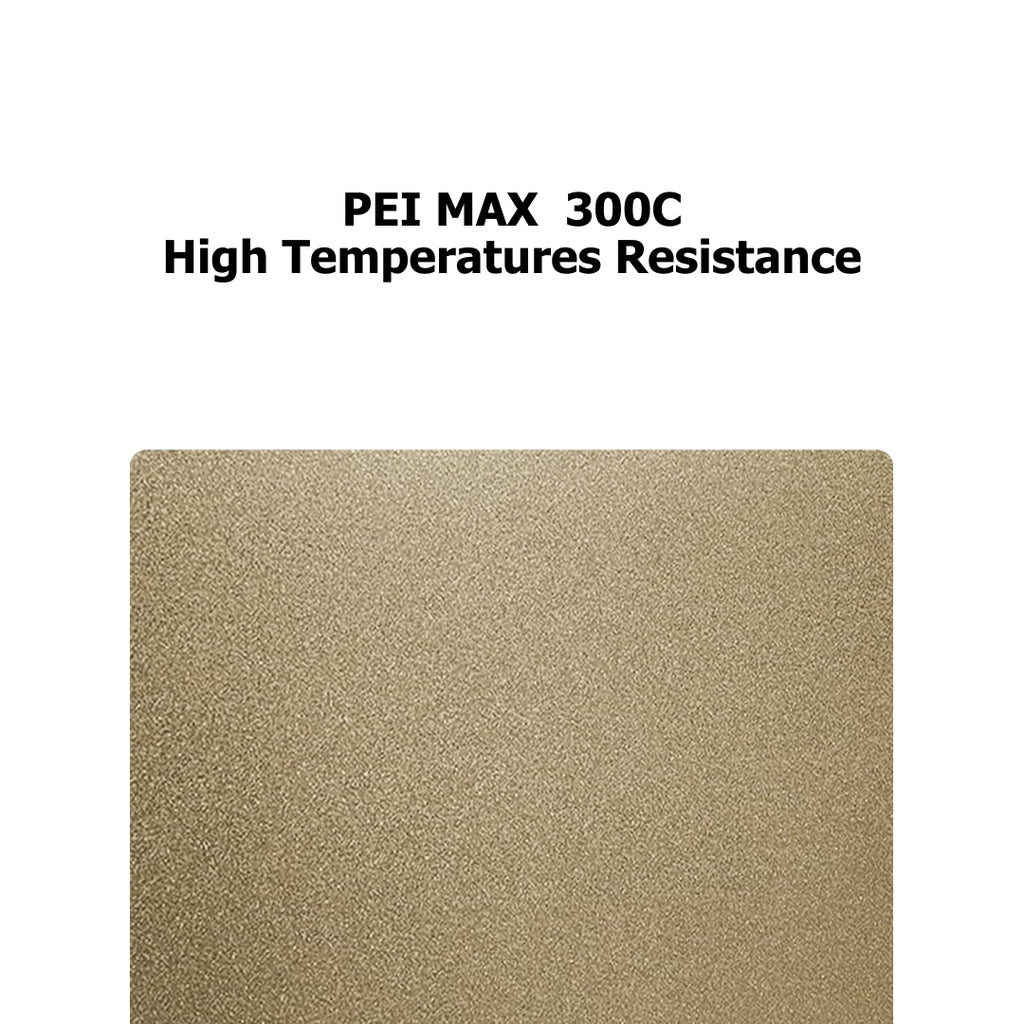 3D Printer Printing Plate Both Side Textured PEI Spring Steel No Magnetic Base Creality Hi
