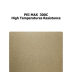 3D Printer Printing Plate Both Side Textured PEI Spring Steel No Magnetic Base Creality Hi