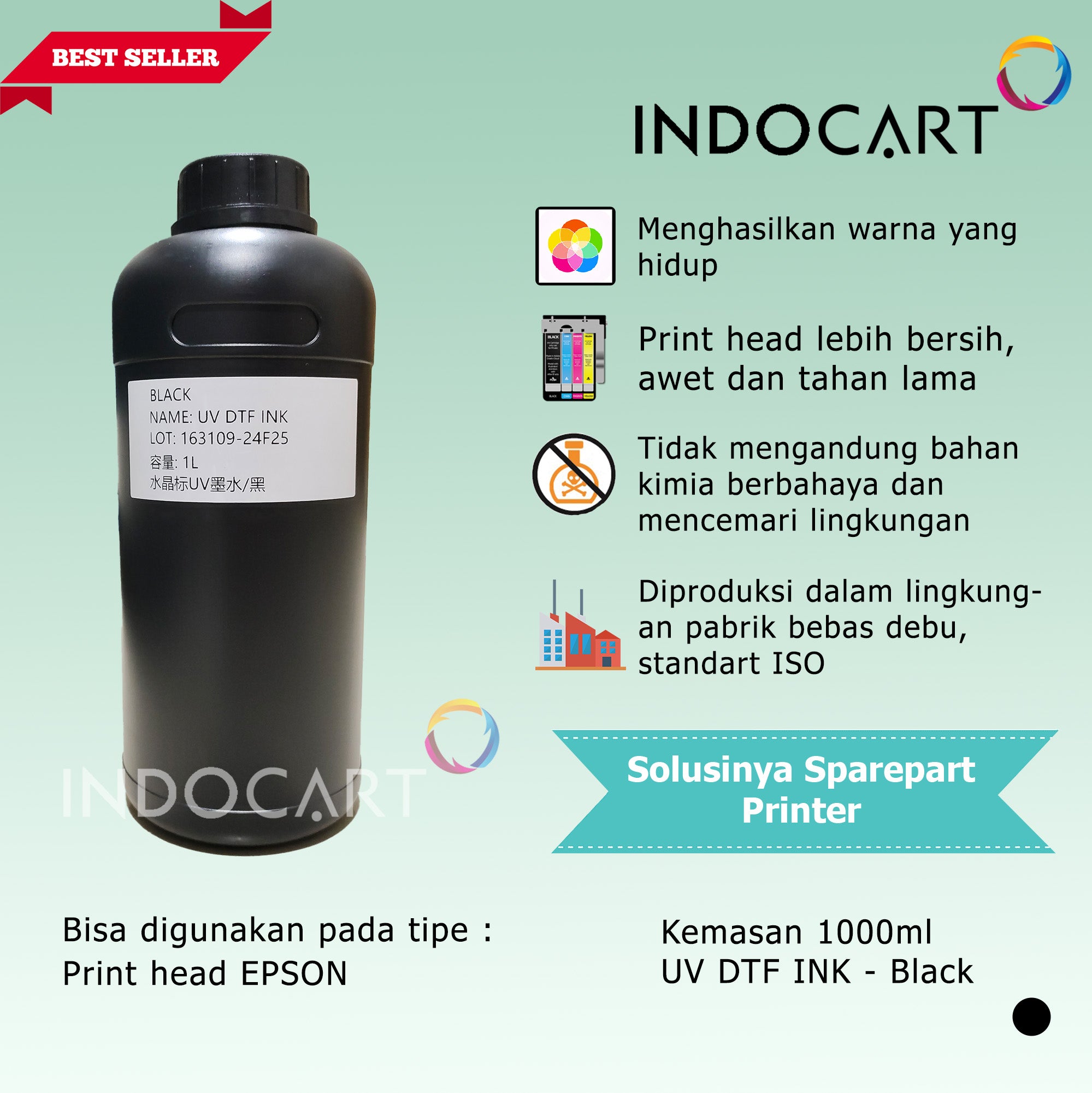 Tinta UV DTF Epson Direct Transfer Film Premium Ink-1Kg