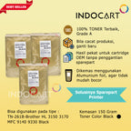 Serbuk Toner Warna Jepang TN-240 TN-261 TN-269 TN-861-HL 3040 3150 L3240 L9430 MFC 9120 (50gr-150gr)