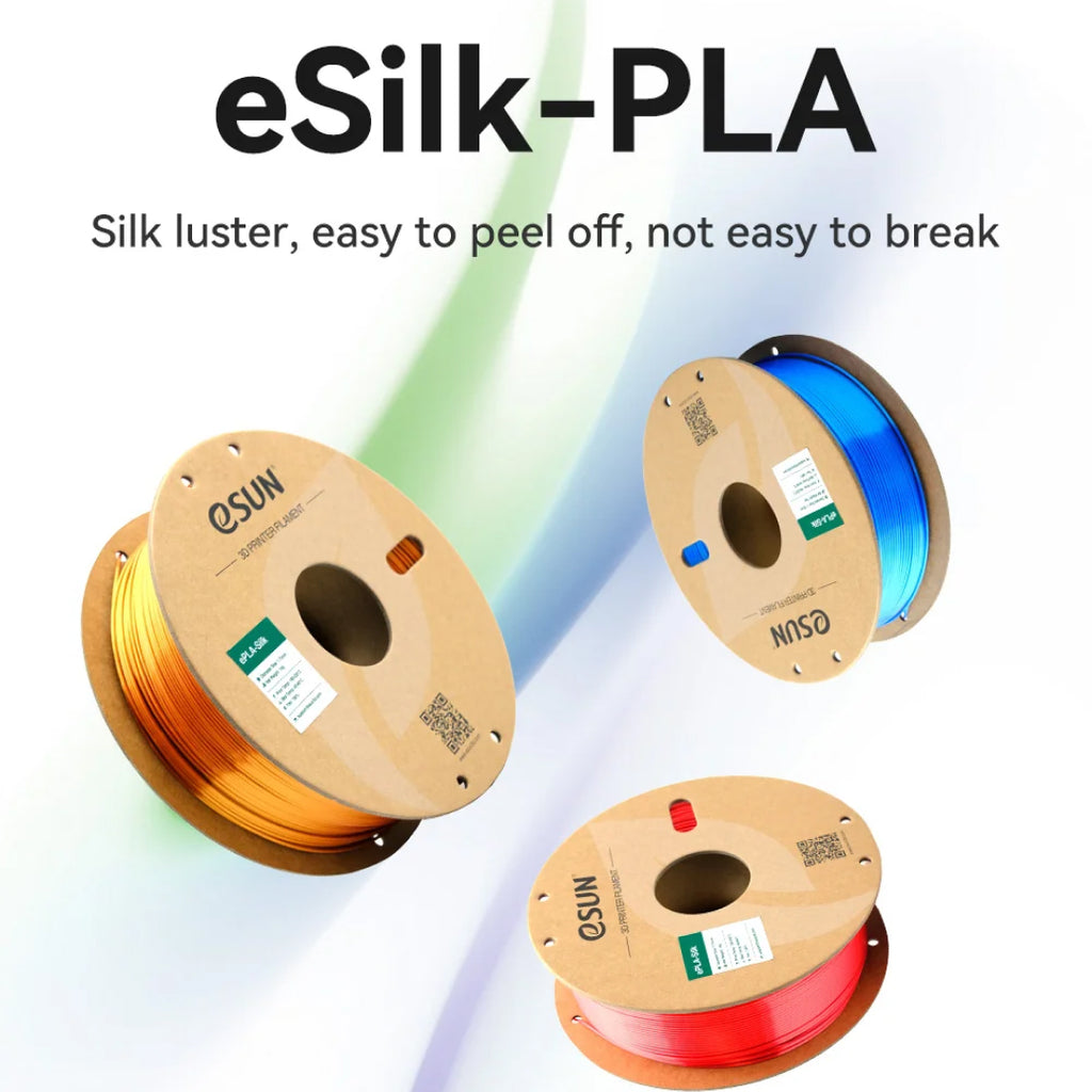 3D Printer Filament eSUN Silk PLA Glossy Texture and Smooth Surface 1.75mm 1kg