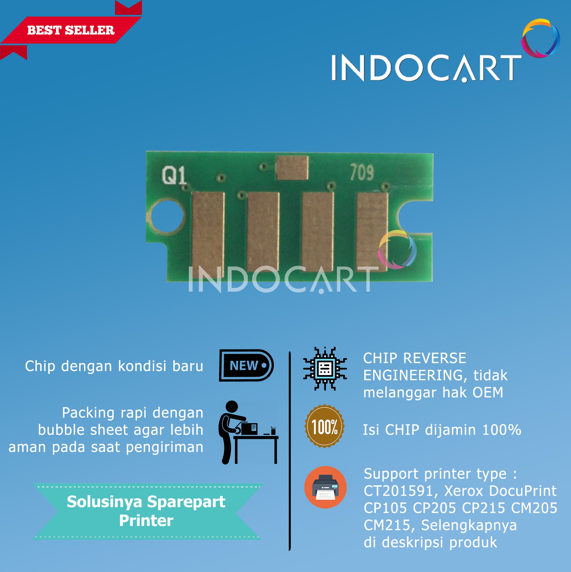 Chip CT201591 CT201592 CT201593 CT201594-Xerox DP CP105 CP205 CP215 CM205 CM215