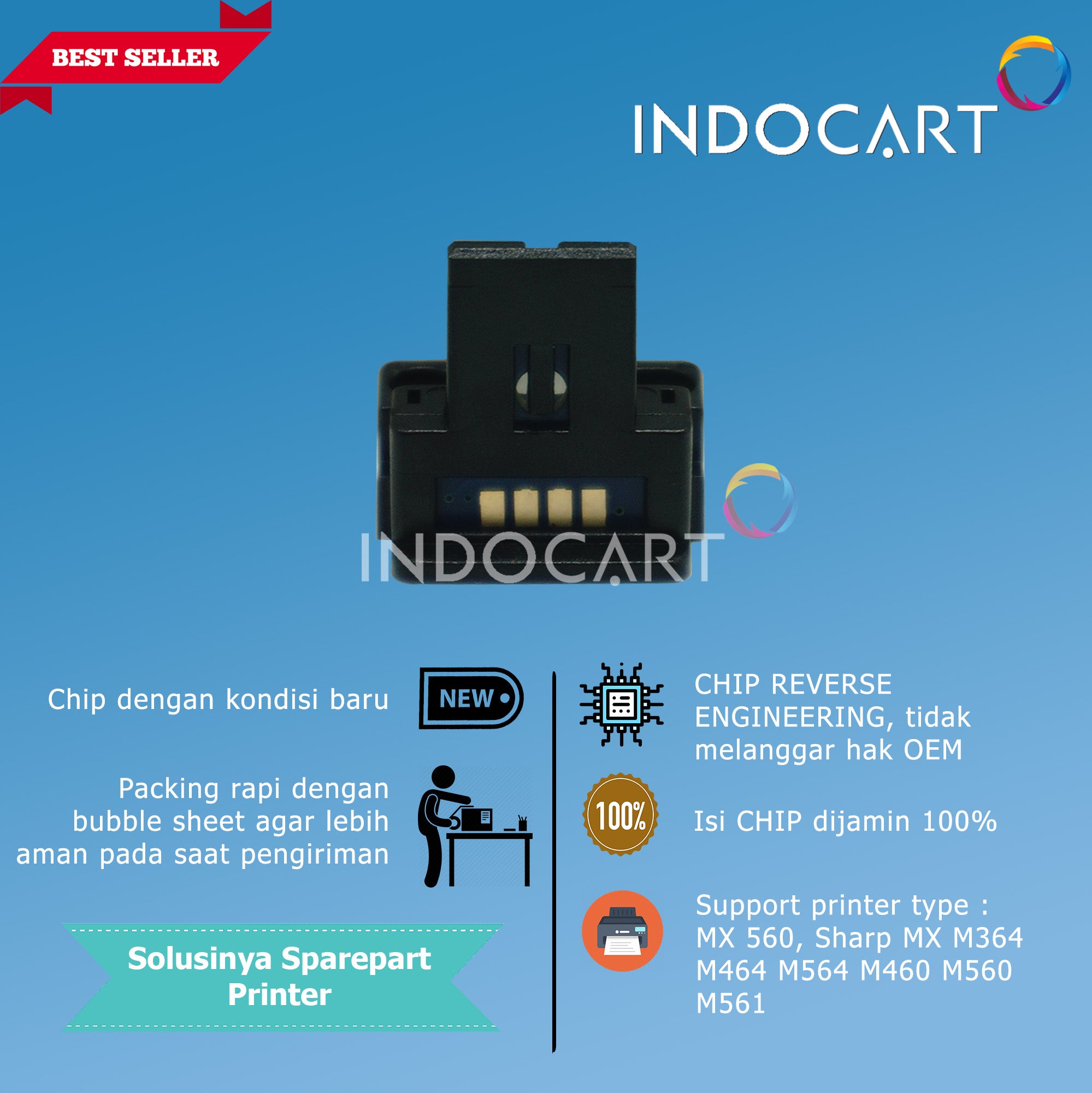 Chip MX 560-Sharp MX M364N M365 M464 M465 M564 M460 M560 M561-40K