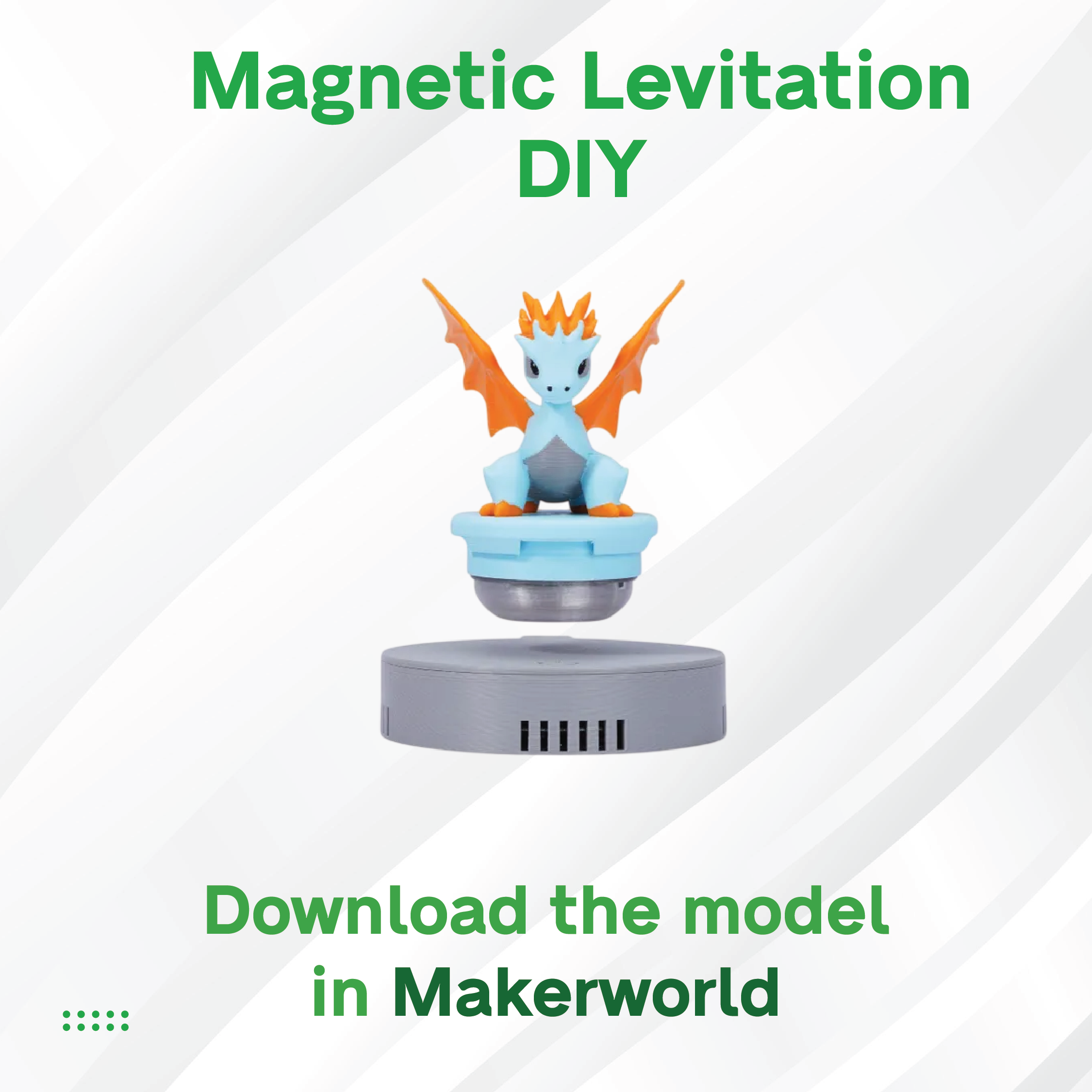 3D Maker's Supply Parts Model BambuLab Magnetic Levitation DIY Kit PrintMon Maker Edition
