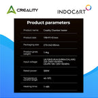 3D Printer Parts Creality OEM Chamber Heater Filament Dryng Support Reduce Print Warping