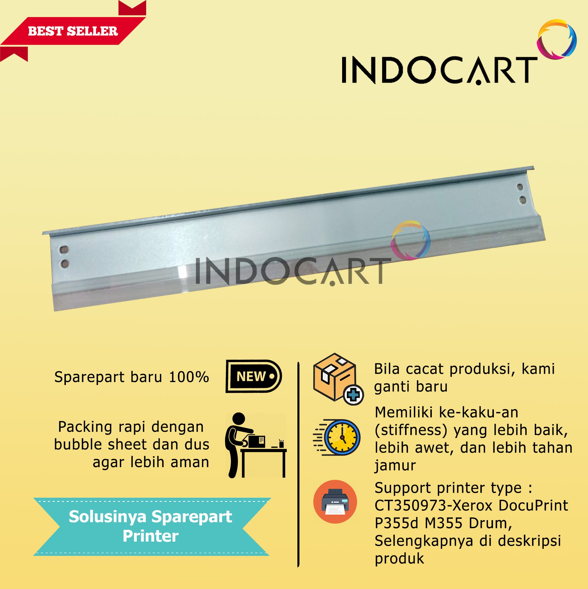 Wiper Blade Kuroki CT350973 CT350976-Xerox DocuPrint P355d P455d M355 M455