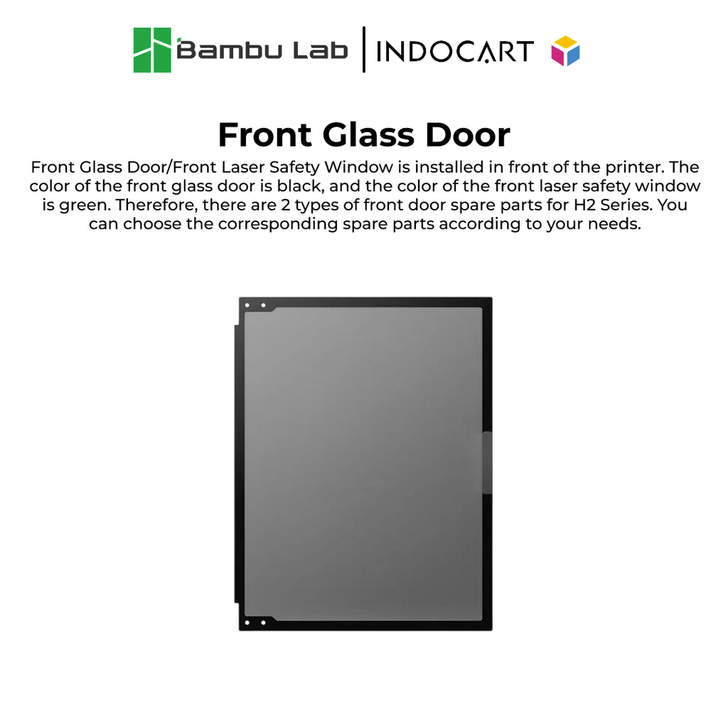 3D Printer Parts BambuLab Front Glass Door H2S H2D H2D Pro H2C