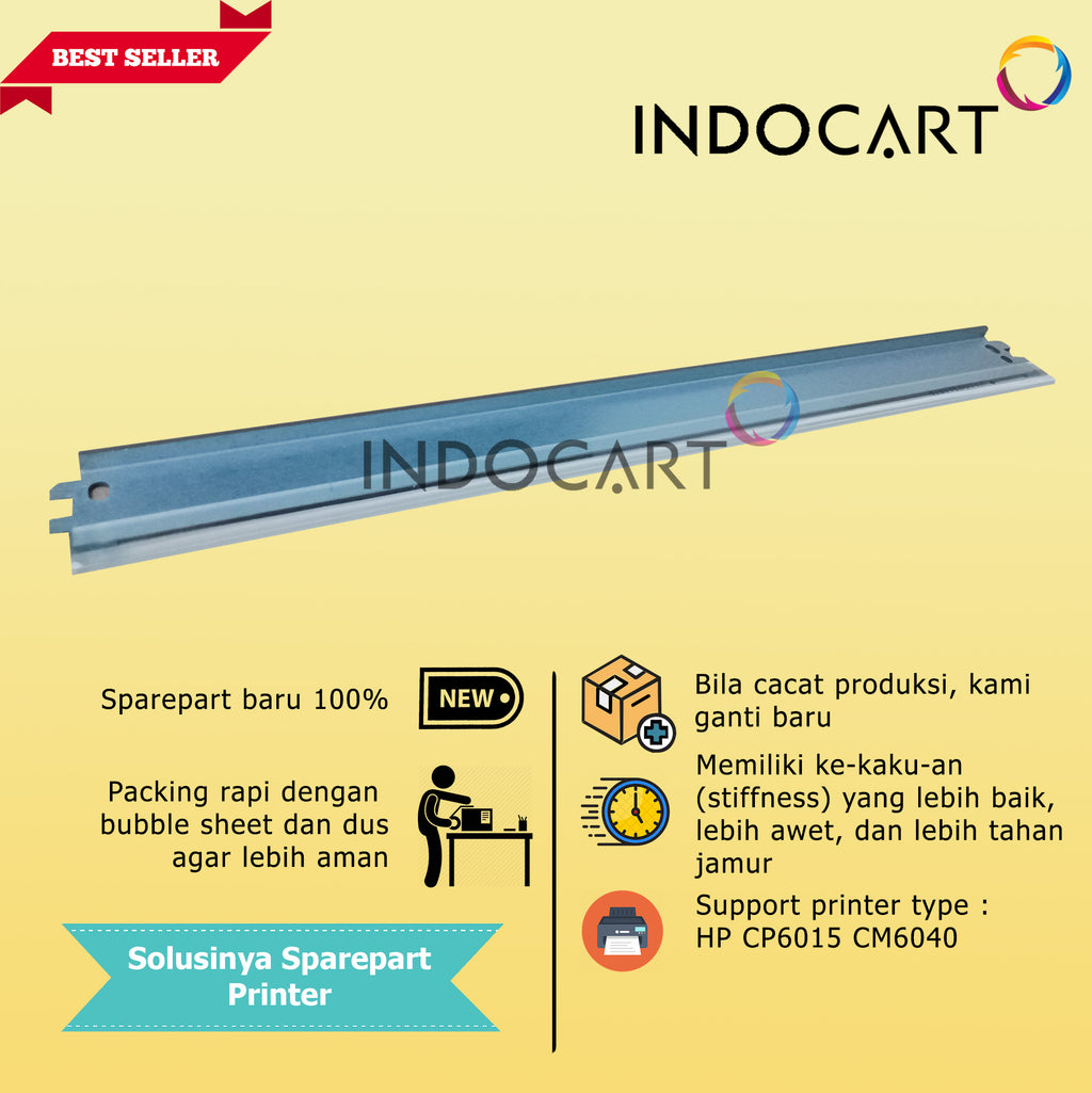 Wiper Blade Transfer Belt-Kuroki-HP CP6015 CM6040