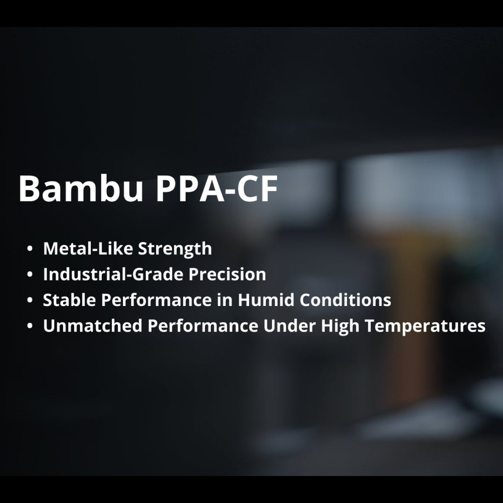 3D Printer Filament BambuLab PPA CF Premium Industrial Grade Precision Filament 1.75mm 750gr