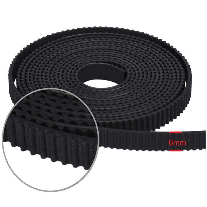 3D Printer Parts Timing Belt Open 2GT GT2 Pt 2mm W 6mm Steel Core