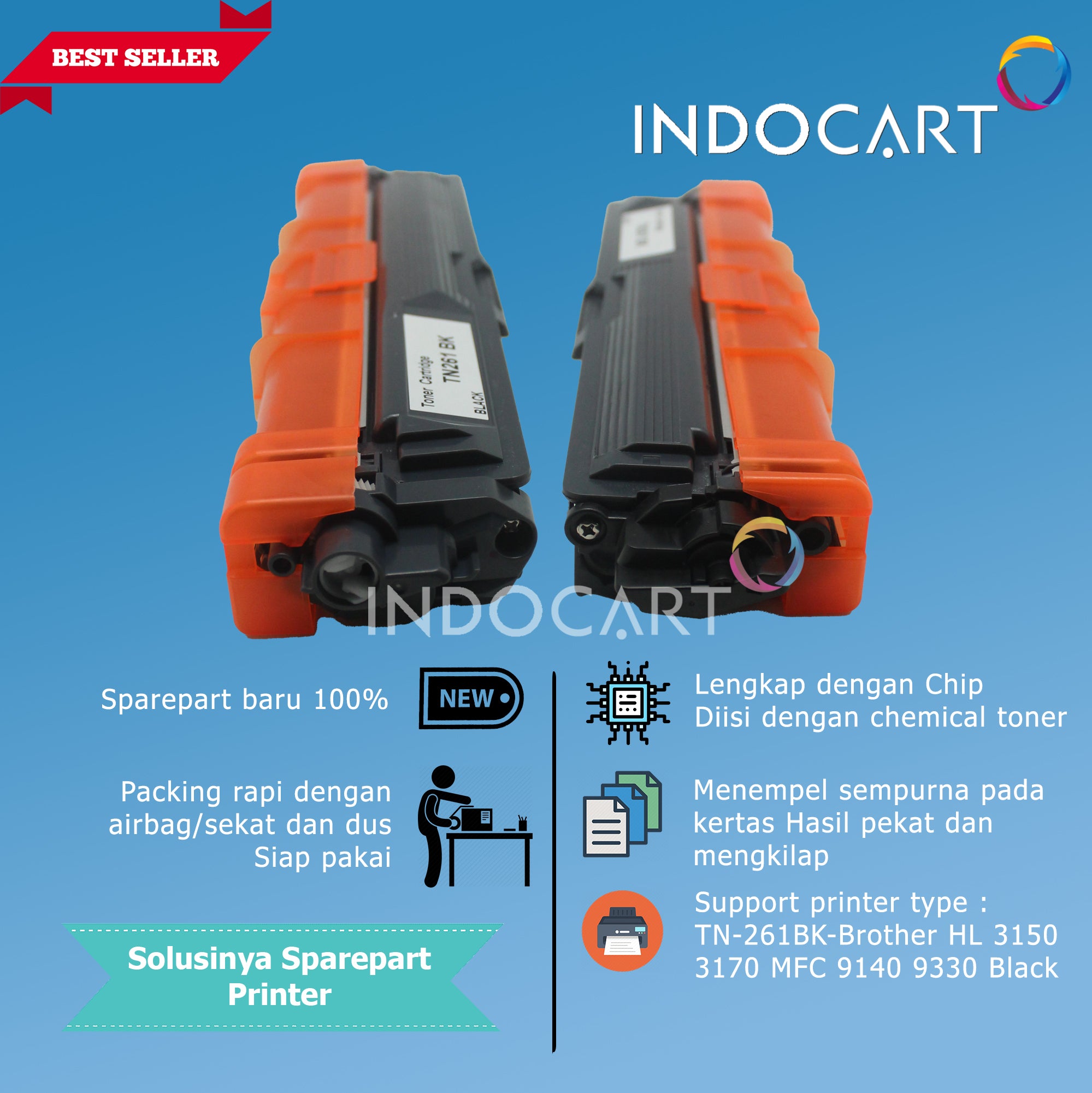 Toner Cartridge Compatible TN-261 TN261-HL 3150 3170 MFC 9140 9330
