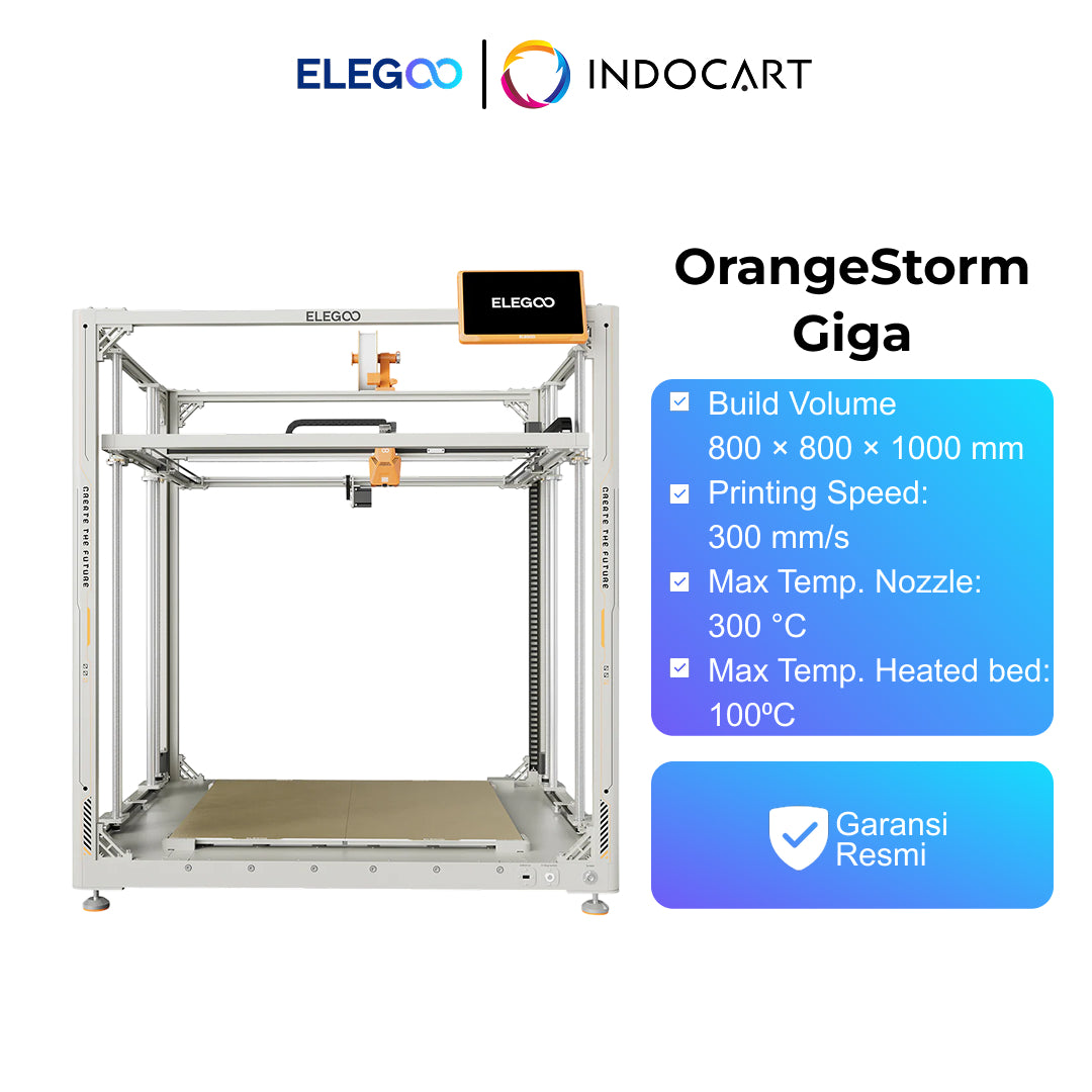 3D Printer Elegoo Orange Storm Giga Super Gigantic In Size 3D printer With High-Quality Craftsmanship Body