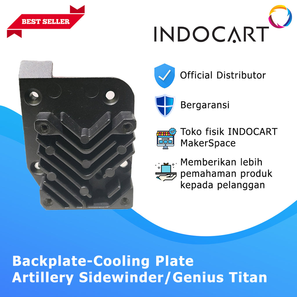 3D Printer Parts Titan Extruder Backplate-Cooling Plate 3D Printer Artillery