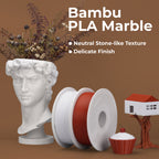 3D Printer Filament BambuLab PLA Marble Natural Stone Like Texture Filament 1.75mm 1kg