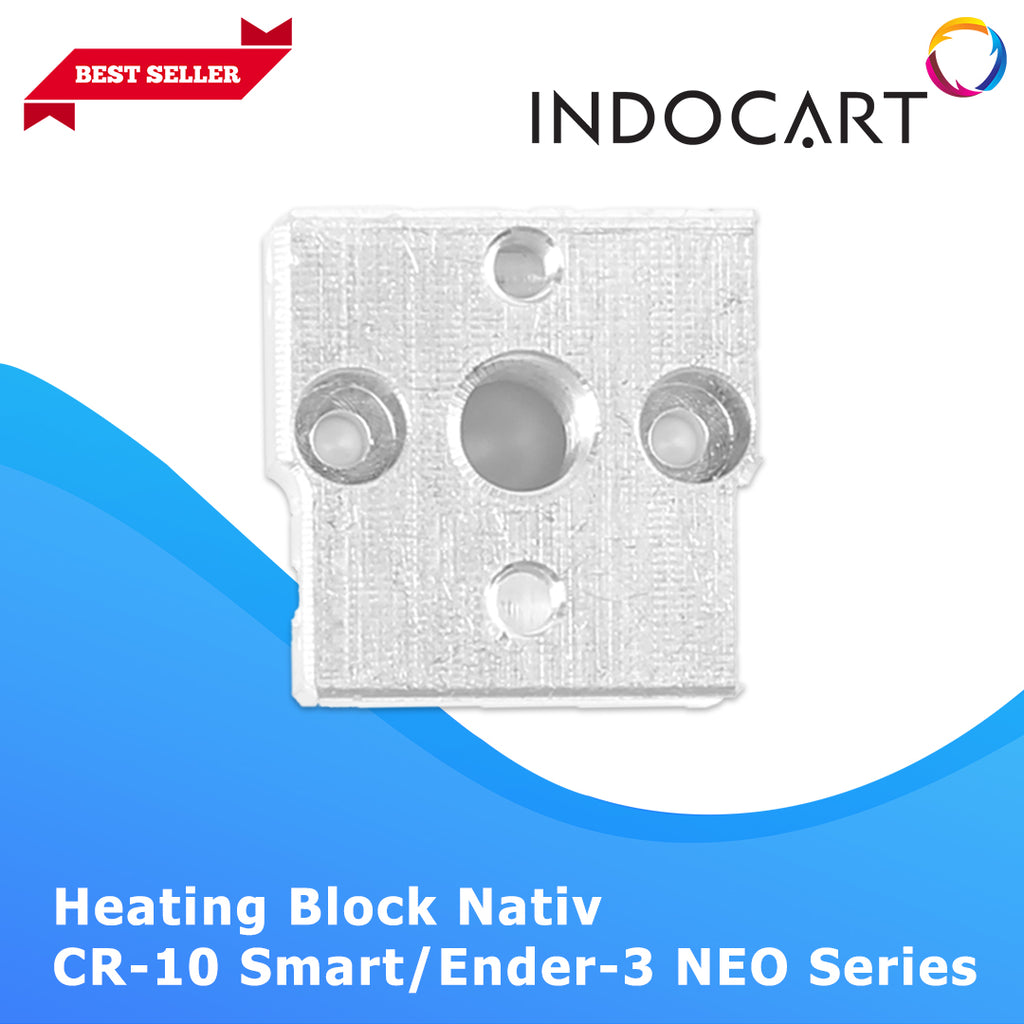 3D Printer Parts Creality OEM Heat Block 20×20×10 Al6061 Aluminium Creality Ender 3Neo/E3Max Neo/CR 6SE