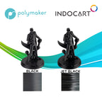 3D Printer FILAMENT PolyMaker PolyLite ASA Superior Weather and UV Resistance-JetBlack 1.75mm-3Kg