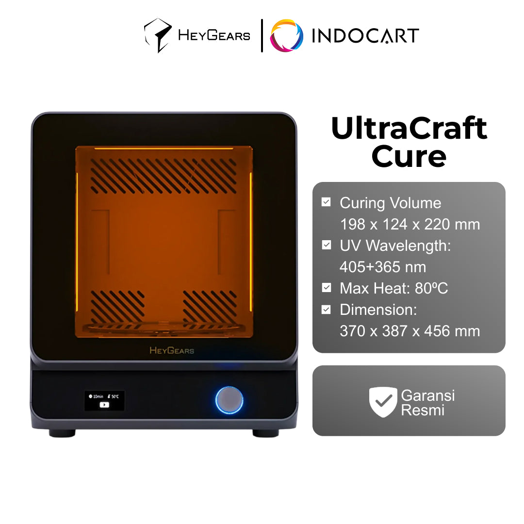 3D Printer HeyGears UltraCraft Cure Impressive Dual Frequency UV and Curing Mode Technology