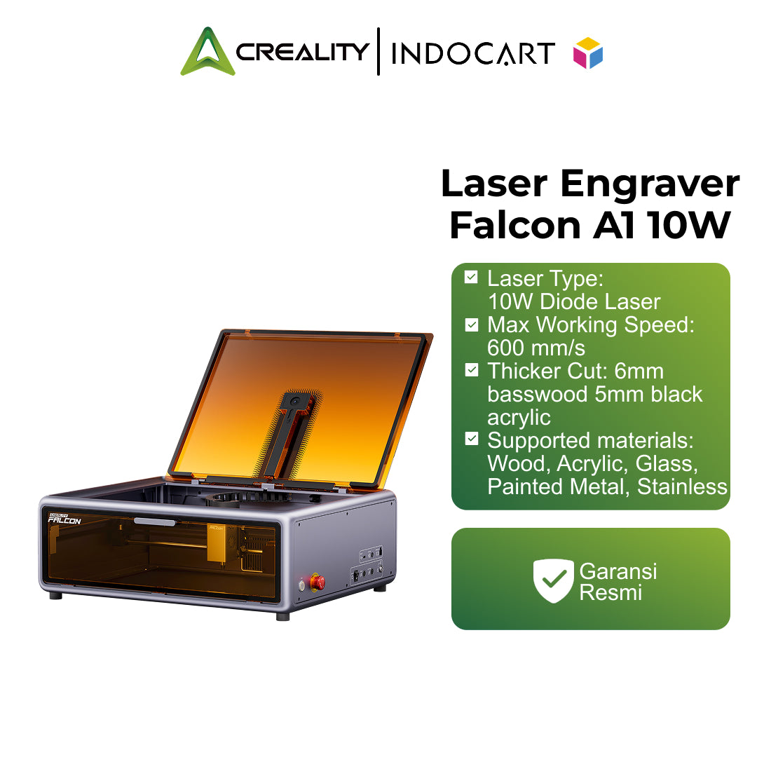 Creality Falcon A1 Diode Laser Engraver and Cutter With 10 Watt Optical Laser