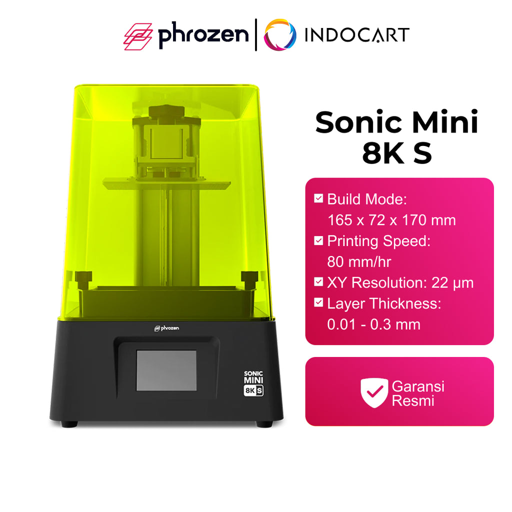 3D Printer Phrozen Sonic Mini 8K S Versi Terbaru Garansi Resmi
