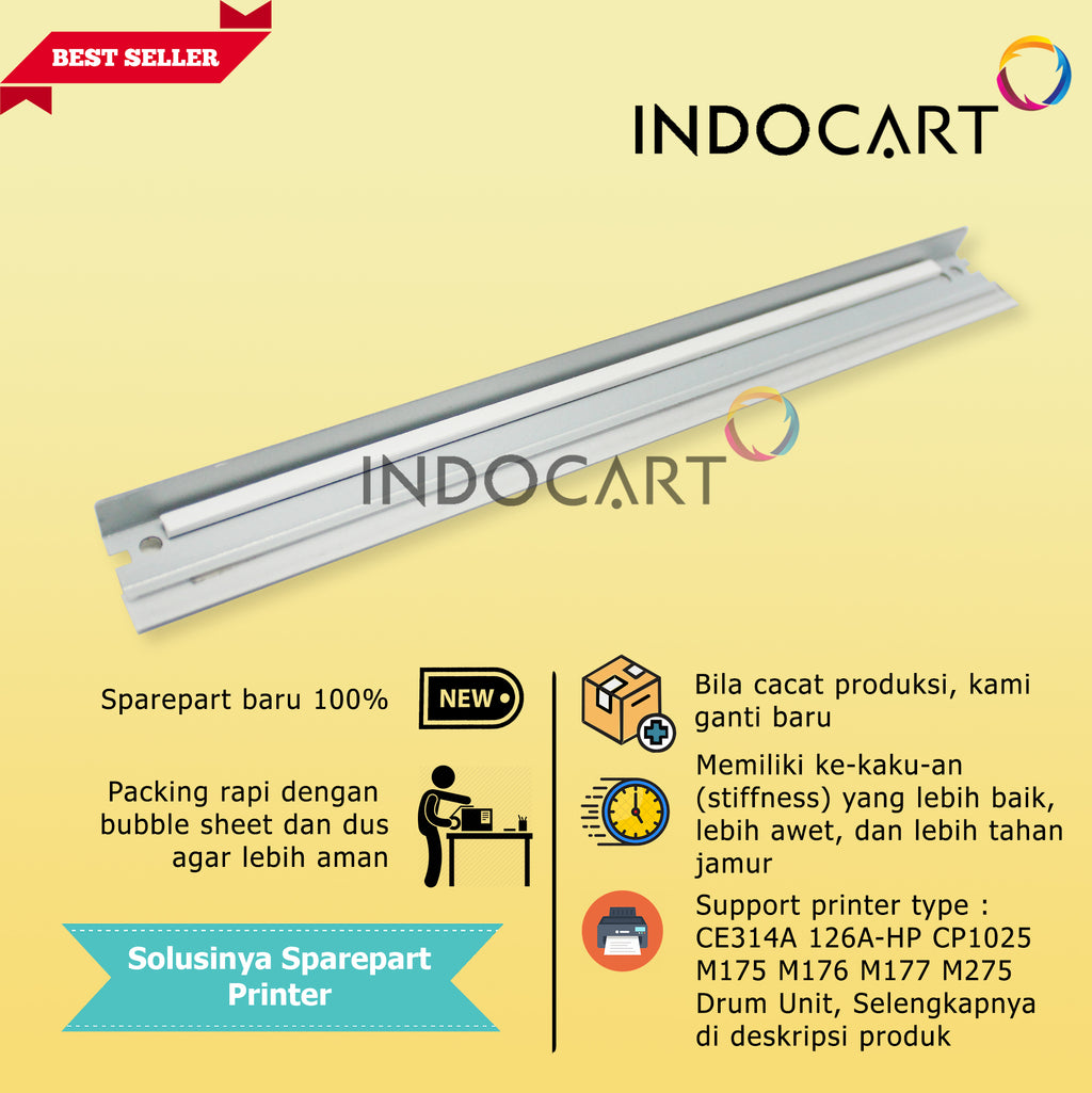 Wiper Blade Kuroki CE314A 126A-HP LaserJet CP1025 M175 M176 M177 M275