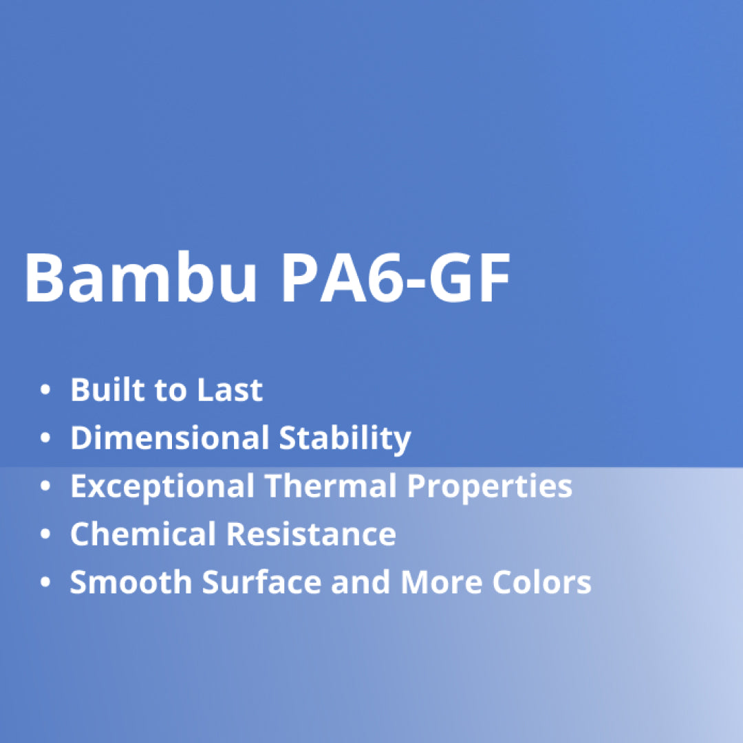 3D Printer Filament BambuLab PA6 GF Glass Fiber Reinforced Nylon 1.75mm 1Kg