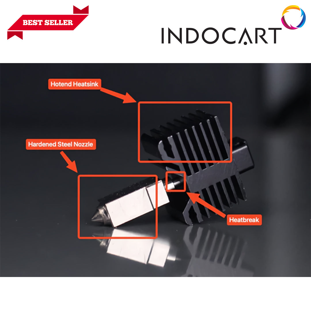3D Printer Parts BambuLab Hotend with Hardened Steel Nozzle 0.8mm BambuLab P1 Series