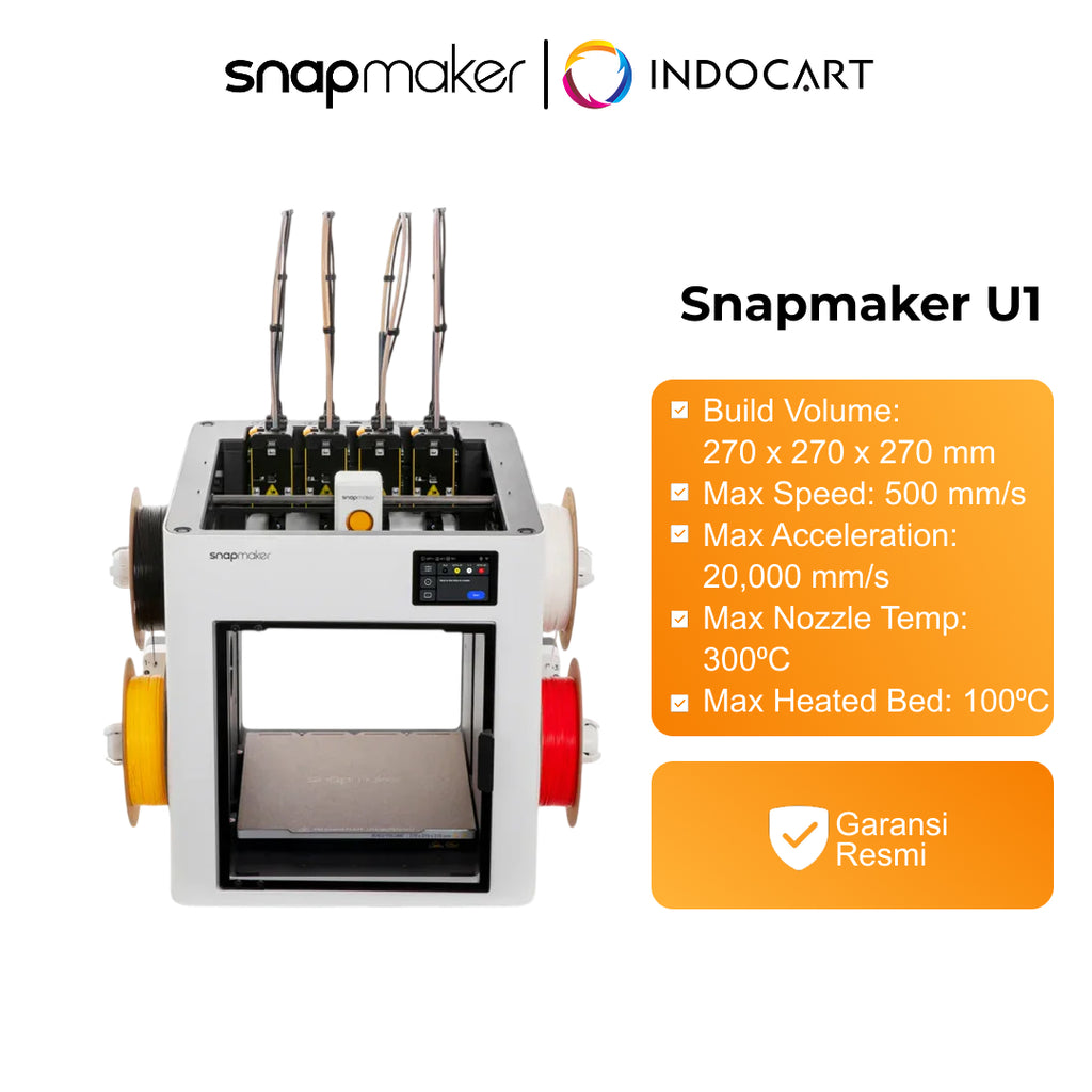 3D Printer Snapmaker U1 True Multi Color Printing with Smart Swap 4 ToolHead