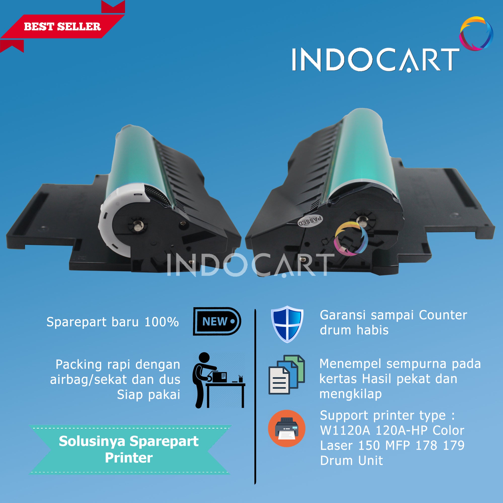 Toner Imaging Drum Compatible W1120A 120A-Printer HP 150 MFP 178 179