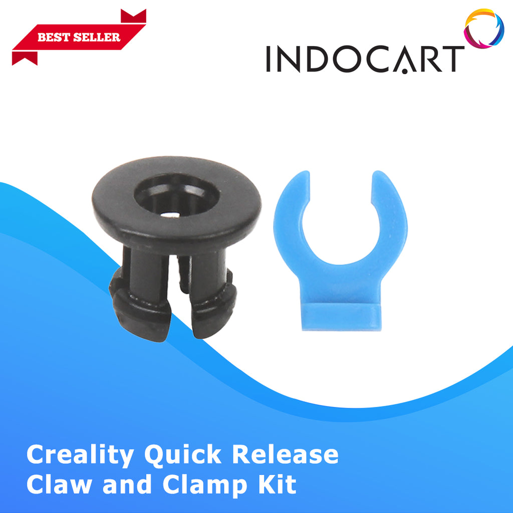 3D Printer Parts Creality OEM Quick Release Claw and Clamp Kit D4 PA66 Black D5.5 Creality E3V2/CR 6SE/SermoonV1