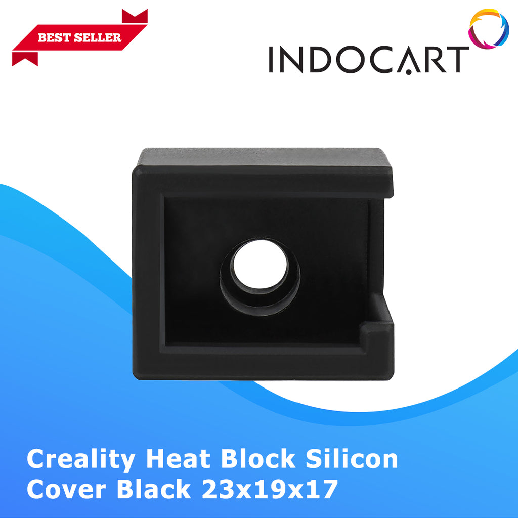 3D Printer Parts Creality OEM Heat Block Silicon Cover Black 23X19X17 Creality CR 10Smartpro/E3S1/E3S1Pro/E3S1Plus
