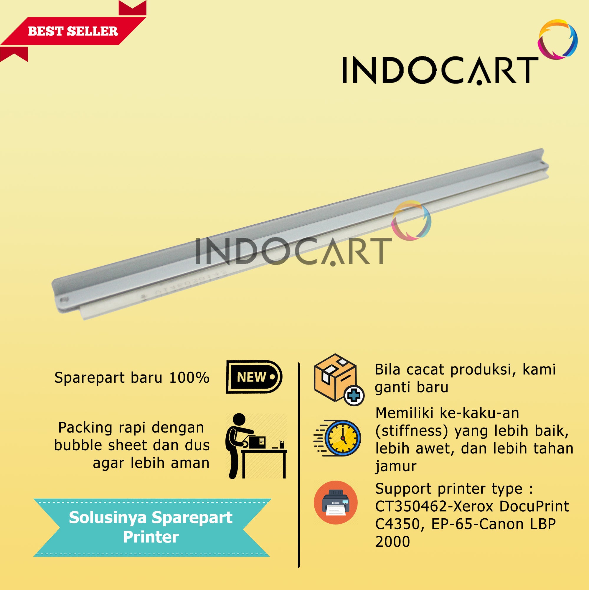 Wiper Blade Kuroki CT350462-Xerox DocuPrint C4350 DCC400