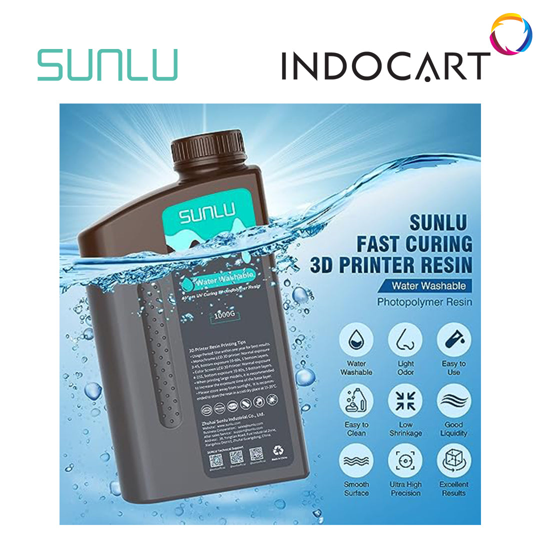 3D Printer Resin SUNLU Water Washable-1Kg