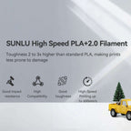 3D Printer Filament SUNLU PLA Plus High Speed 2.0 Fast Printing up to 600mm/s 1.75mm 1Kg
